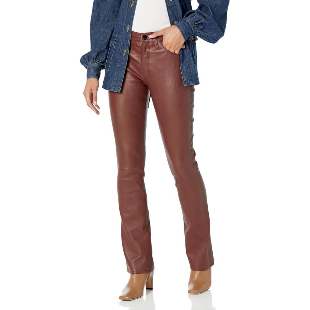 imageHUDSON Womens Barbara High Rise Baby Boot JeanCinnamon