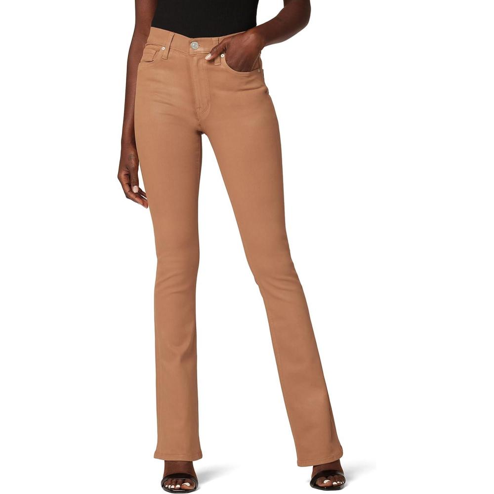 imageHUDSON Womens Barbara High Rise Super Skinny JeanTobacco Brown Coat