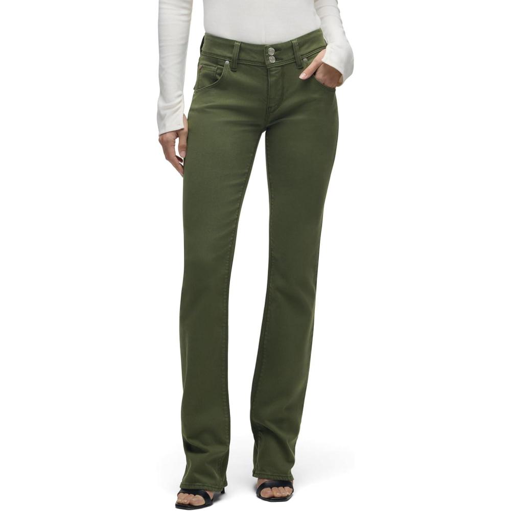 imageHUDSON Womens Beth Mid Rise Baby Bootcut Jean with Back Flap PocketsCypress