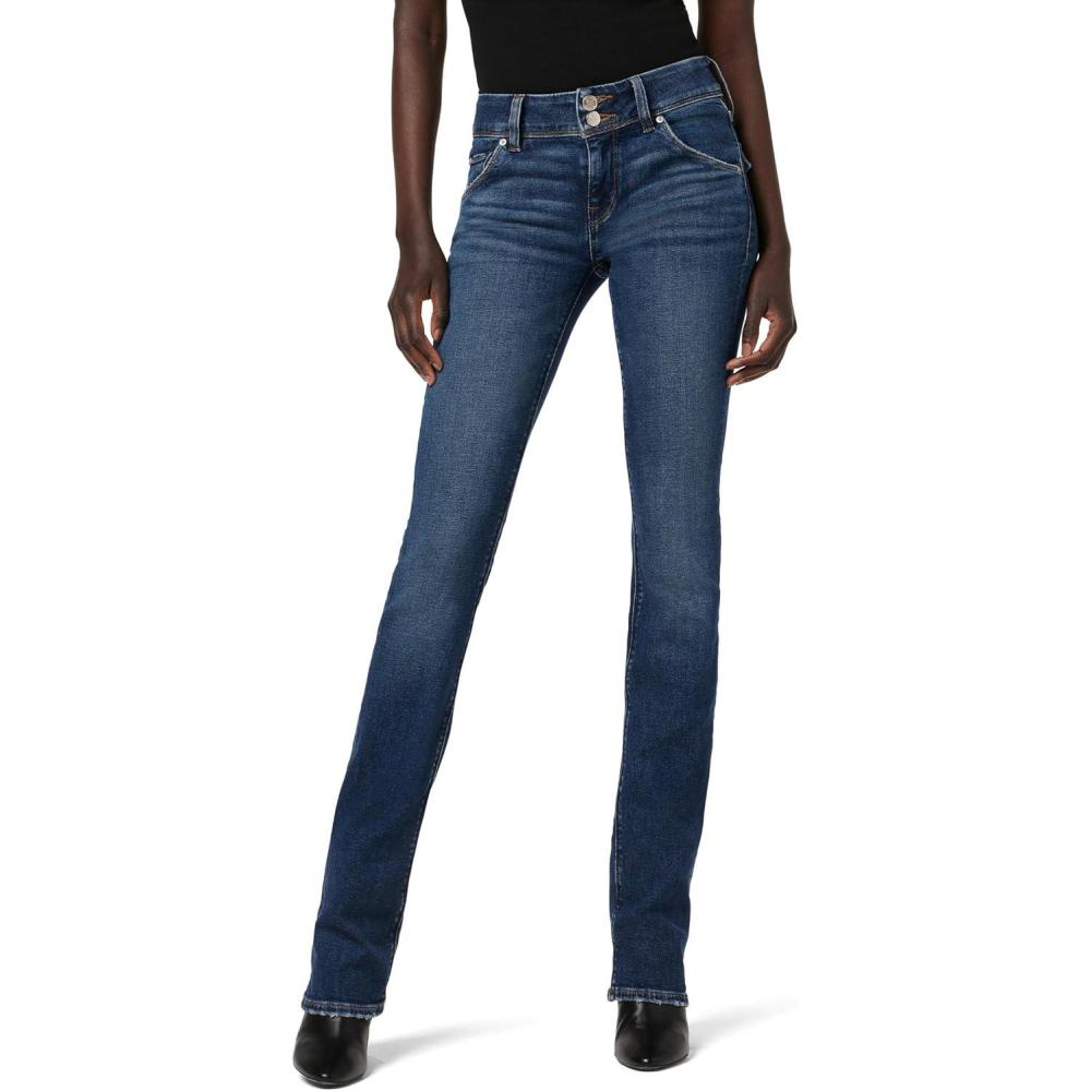 imageHUDSON Womens Beth Mid Rise Baby Bootcut Jean with Back Flap PocketsOlympic