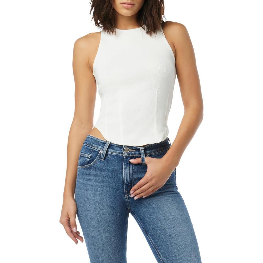 imageHUDSON Womens Eco Darted Sleeveless Tank TopWhite