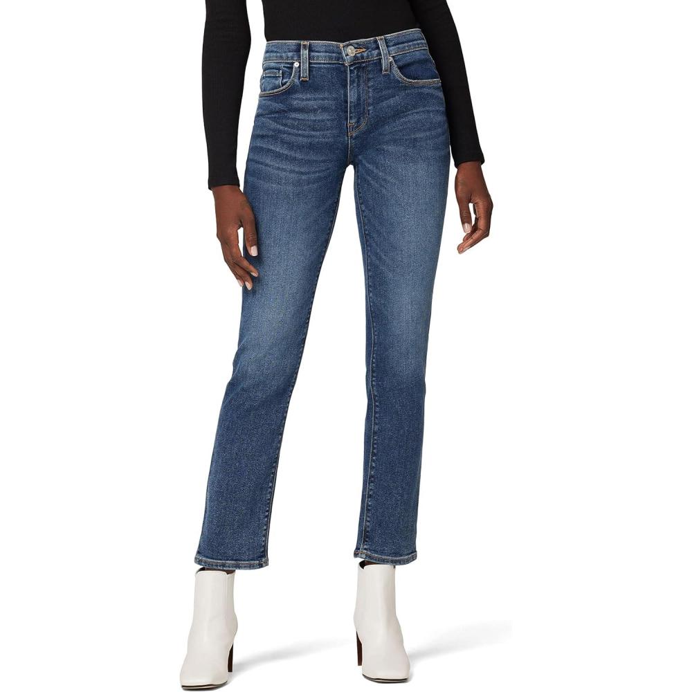 imageHUDSON Womens Nico MidRise Straight Leg Ankle JeanJourney Home