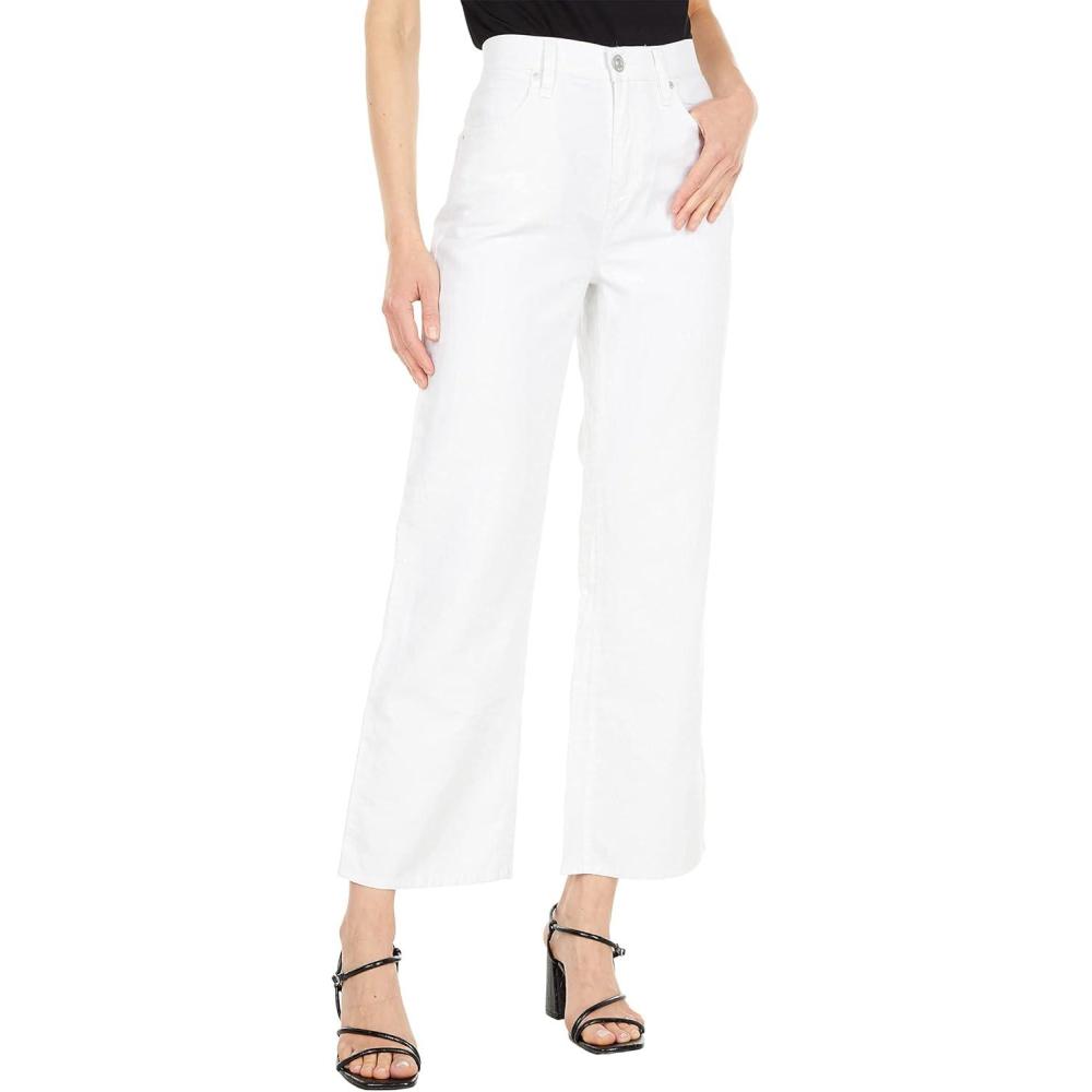 imageHUDSON Womens Rosie High Rise Straight Leg Crop JeanSoft Grey