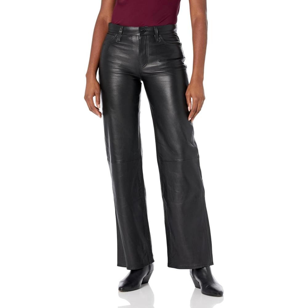 imageHUDSON Womens Rosie HighRise Wide LegBlack