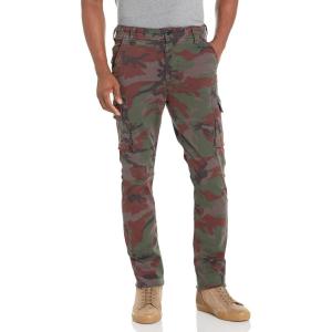 HUDSON Men’s Stacked Slim Military Cargo Pant(Dark Army)