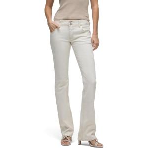 HUDSON Women’s Beth Mid Rise Baby Bootcut Jean with Back Flap Pockets(Ecru)