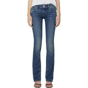 HUDSON Women’s Beth Mid Rise Baby Bootcut Jean with Back Flap Pockets(Rhythm Rain)