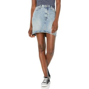 HUDSON Women’s Curved Hem Mini Skirt(Sterling)