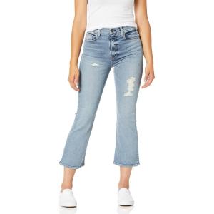 HUDSON Women’s Holly High Rise Flare Crop Raw Hem 5 Pocket Jean(Friction)