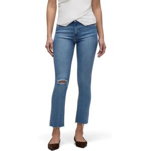 HUDSON Womens Nico Mid-Rise Straight Leg Ankle Jean(Camper)