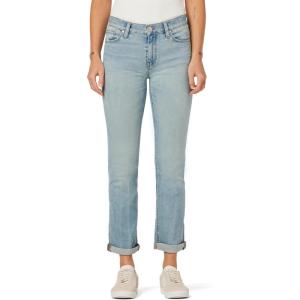 HUDSON Womens Nico Mid-Rise Straight Leg Ankle Jean(Glory Days)