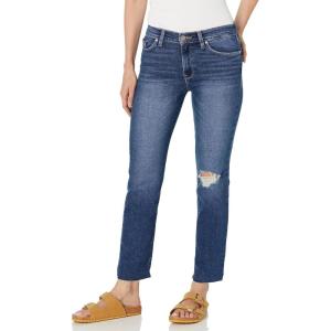 HUDSON Womens Nico Mid-Rise Straight Leg Ankle Jean(Legit)