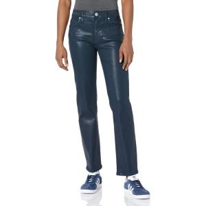 HUDSON Womens Nico Mid-Rise Straight Leg Ankle Jean(Pageant Blue Coate)