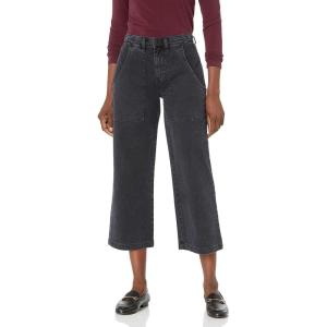 HUDSON Women’s Nico Mid-Rise Straight Leg Crop Jean(Washed Navy)