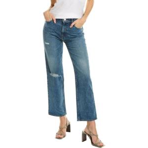 HUDSON Womens Remi High Rise, Straight Leg Ankle Jean(Destructed Coastal)