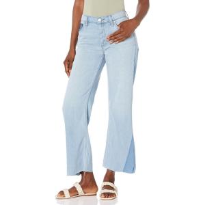 HUDSON Women’s Rosie High Rise, Wide Leg Cropped Jean(Blue Spring)