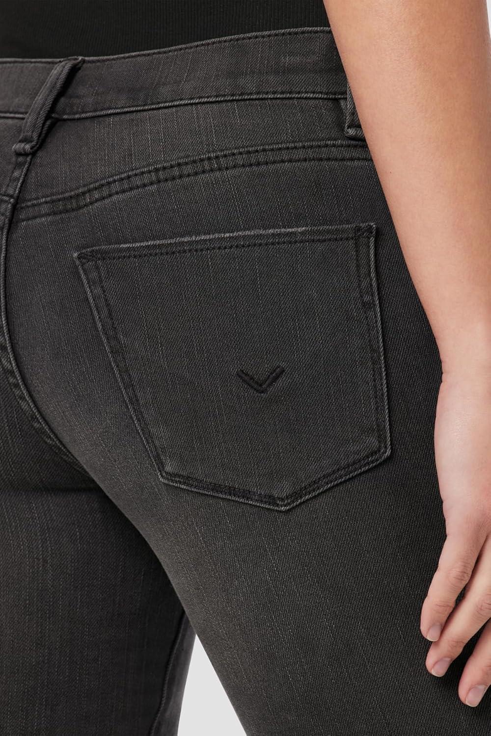 imageHUDSON Womens Amelia Mid Rise Knee ShortFaded Chrome