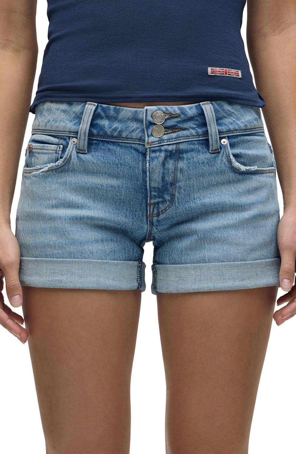 imageHUDSON Womens Croxley High Rise Cut Off ShortAnthem