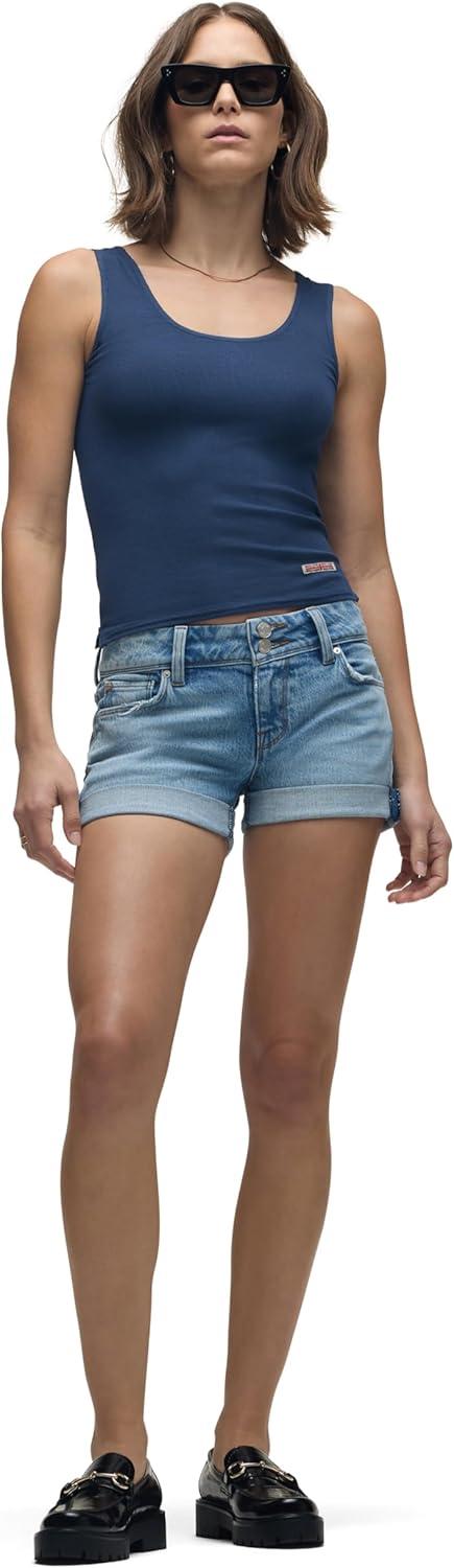 imageHUDSON Womens Croxley High Rise Cut Off ShortAnthem