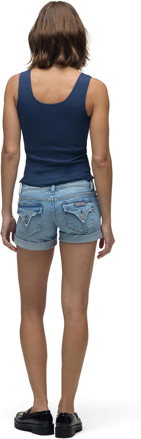 imageHUDSON Womens Croxley High Rise Cut Off ShortAnthem