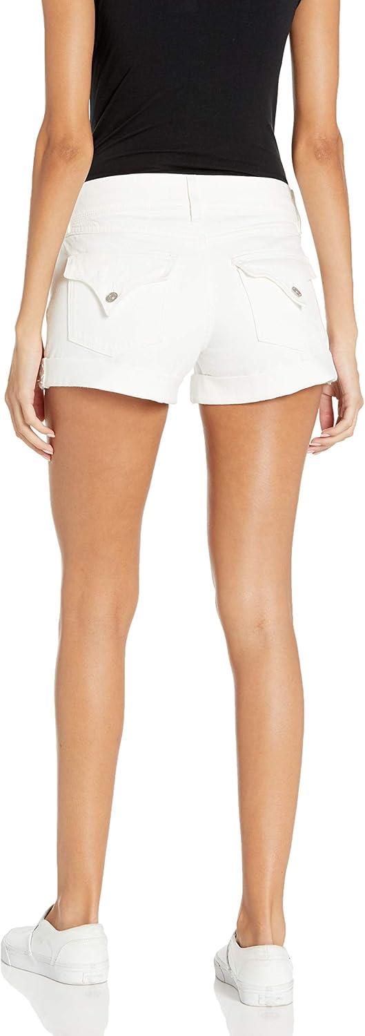 imageHUDSON Womens Croxley High Rise Cut Off ShortBright White