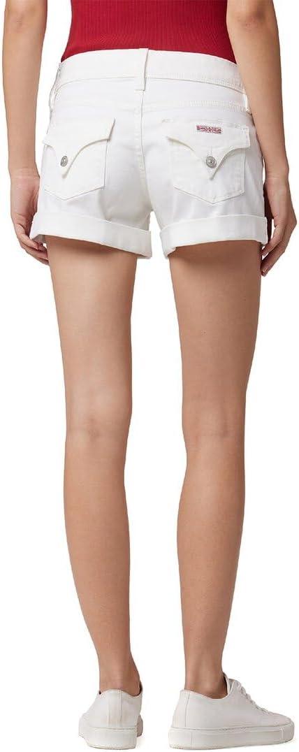 imageHUDSON Womens Croxley High Rise Cut Off ShortSolid White