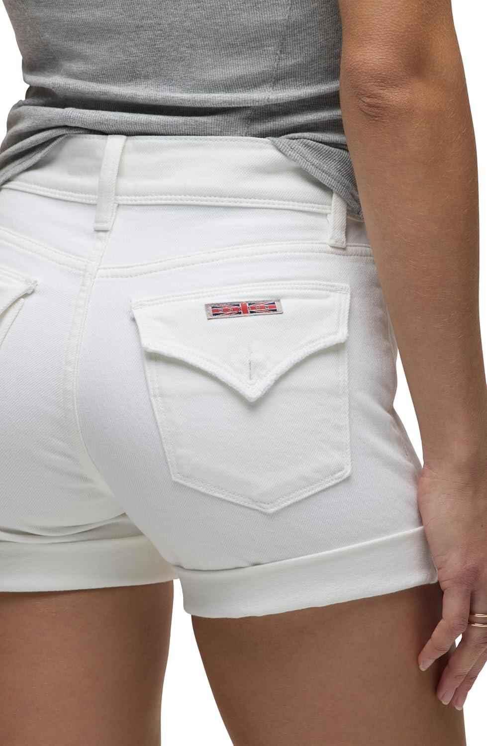 imageHUDSON Womens Croxley High Rise Cut Off ShortWhite