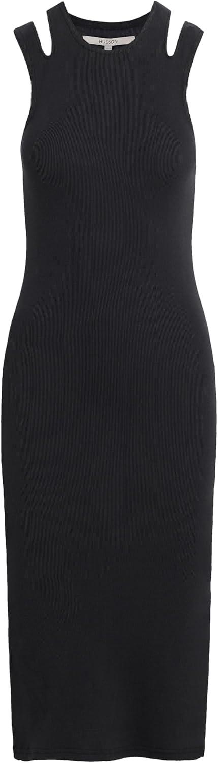 imageHUDSON Womens Cut Out Sleeveless Maxi DressBlack