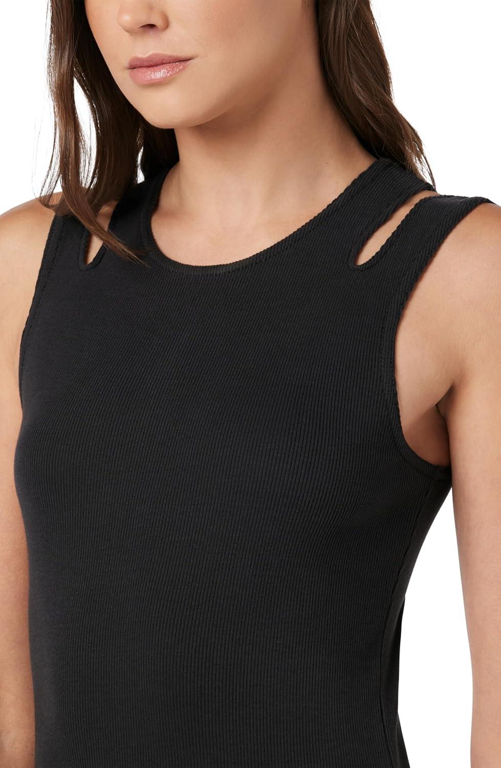 imageHUDSON Womens Cut Out Sleeveless Maxi DressBlack