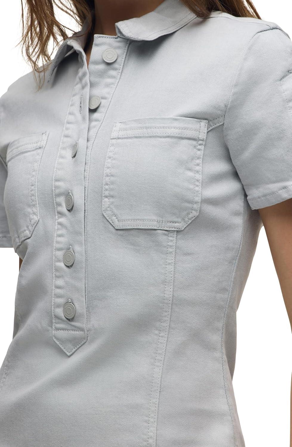 imageHUDSON Womens Denim Mini DressHigh Rise