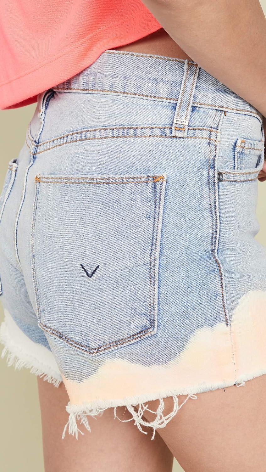 imageHUDSON Womens MidRise Patch Pocket Denim ShortNeutralize