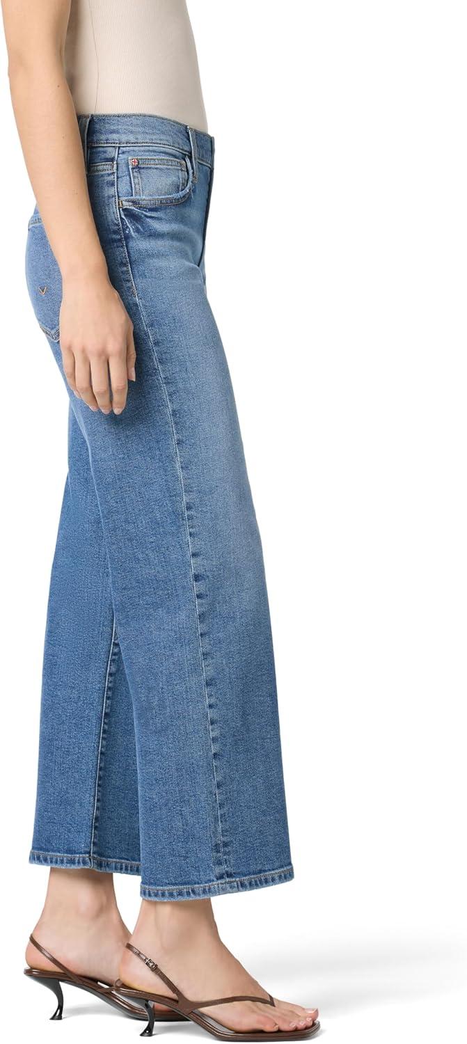 imageHUDSON Womens Rosalie High Rise Wide Leg Cargo Ankle JeanAlcott