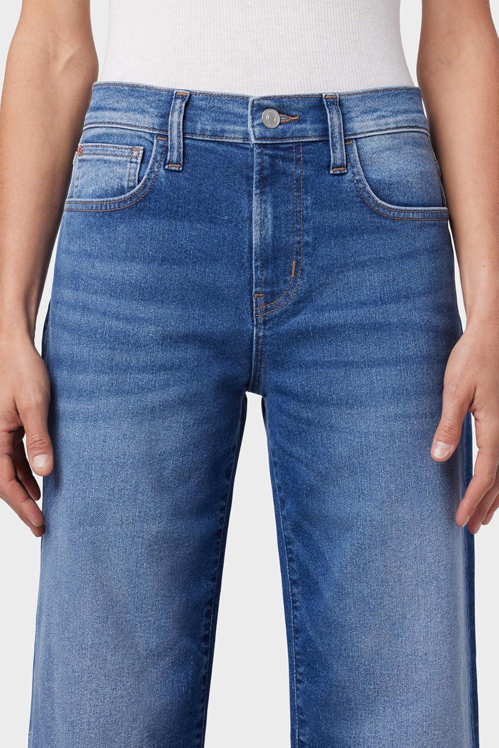 imageHUDSON Womens Rosalie High Rise Wide Leg Cargo Ankle JeanHyperion