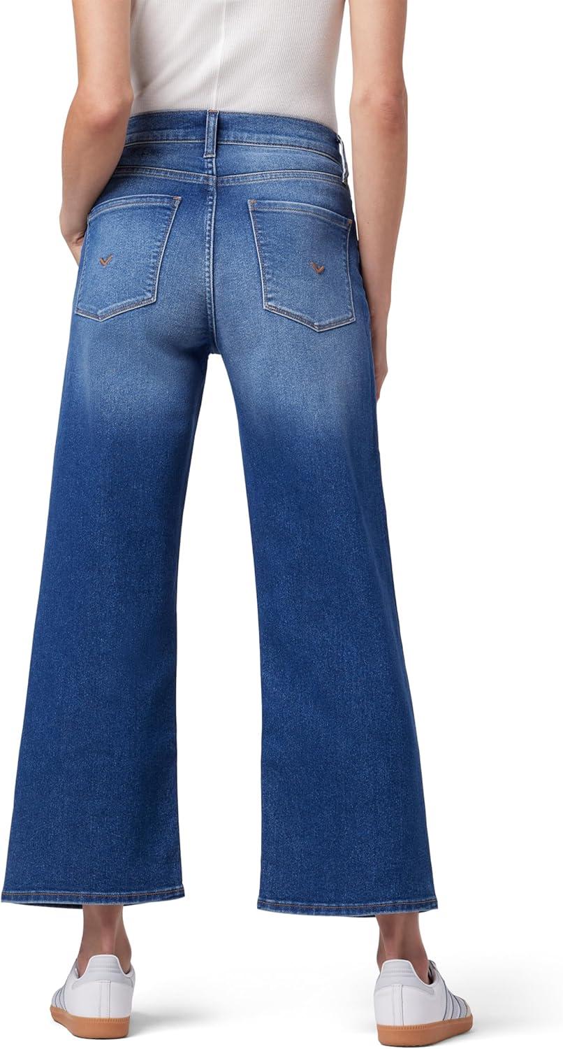 imageHUDSON Womens Rosalie High Rise Wide Leg Cargo Ankle JeanHyperion