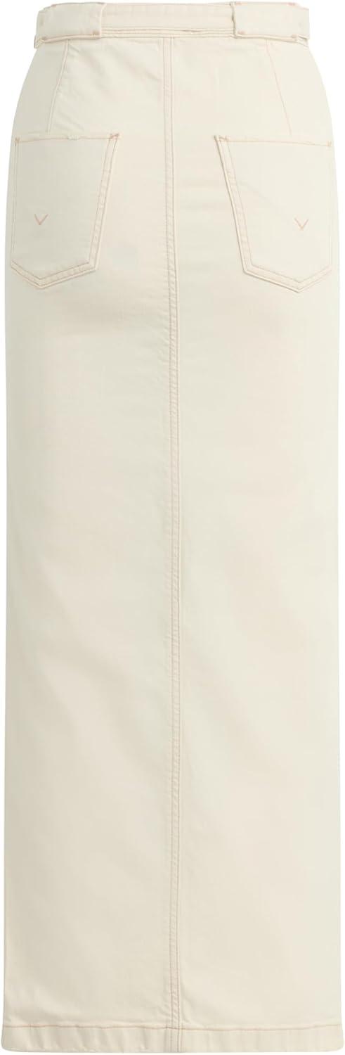 imageHUDSON Womens Tie Waist Maxi SkirtEcru