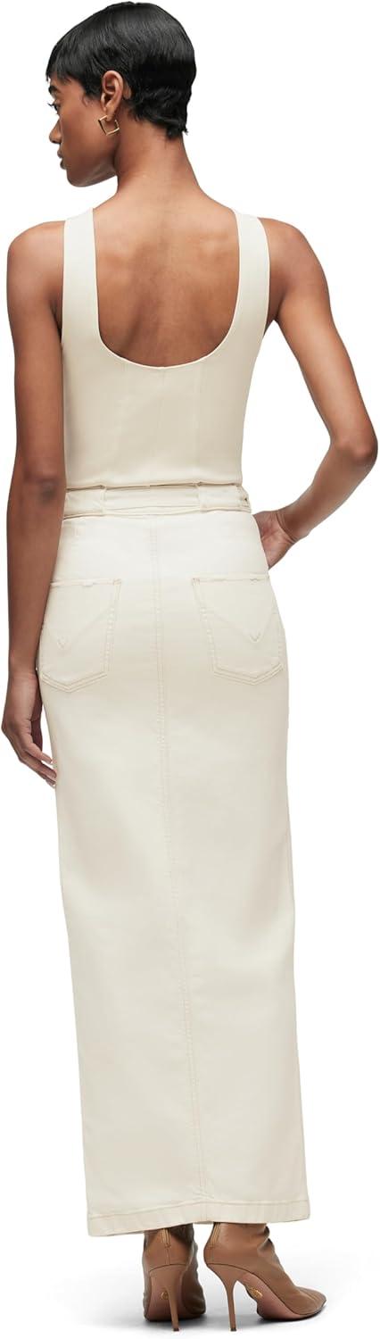 imageHUDSON Womens Tie Waist Maxi SkirtEcru