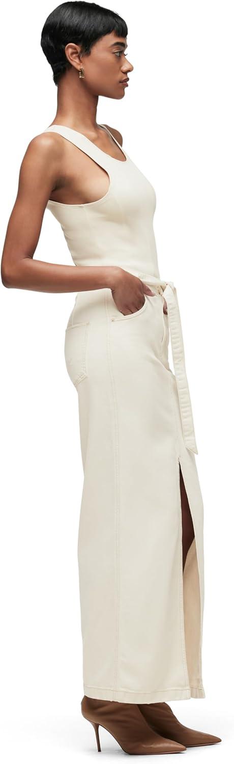 imageHUDSON Womens Tie Waist Maxi SkirtEcru