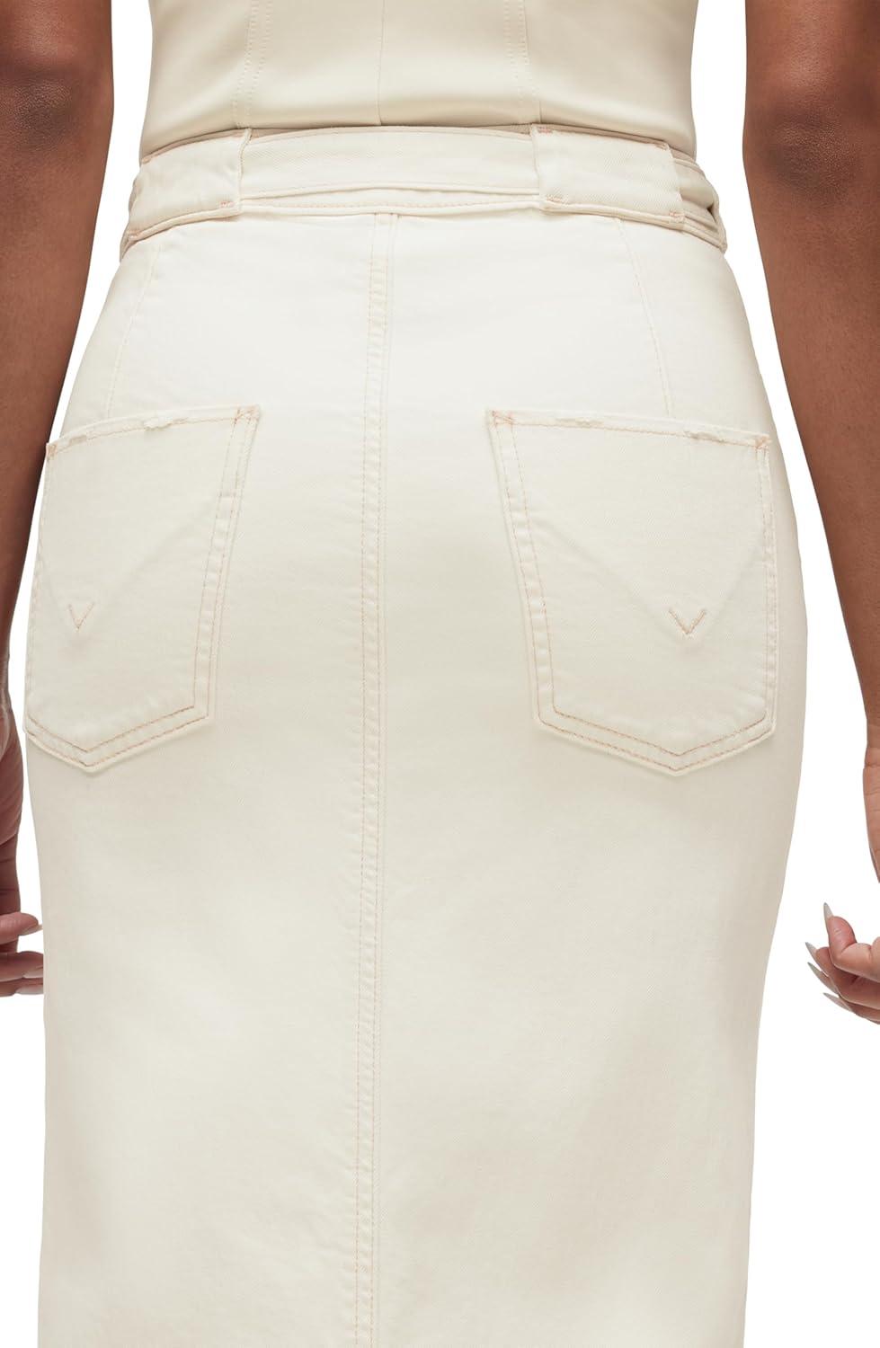 imageHUDSON Womens Tie Waist Maxi SkirtEcru