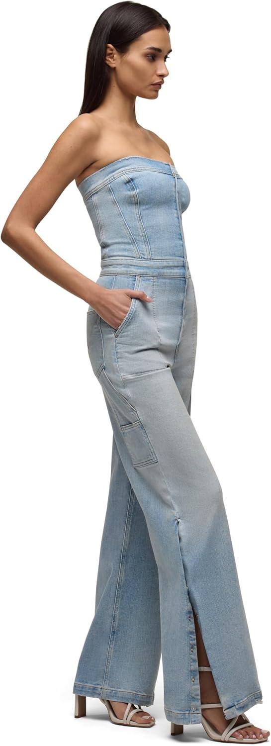 imageHUDSON womens Bustier Cargo JumpsuitTough