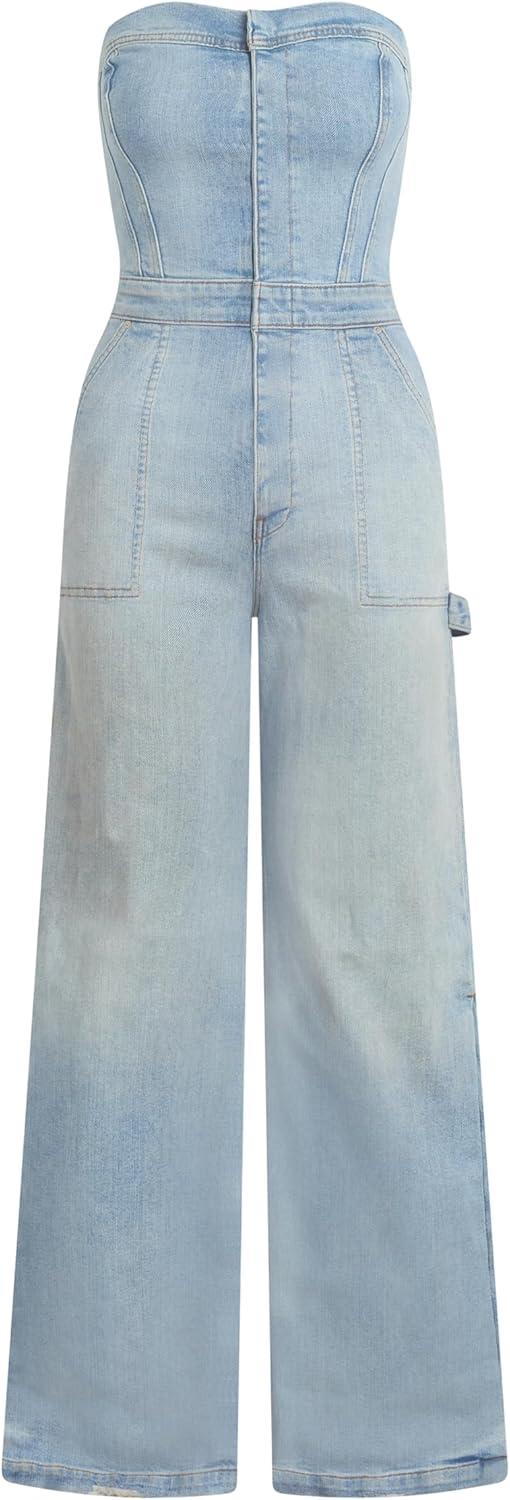 imageHUDSON womens Bustier Cargo JumpsuitTough