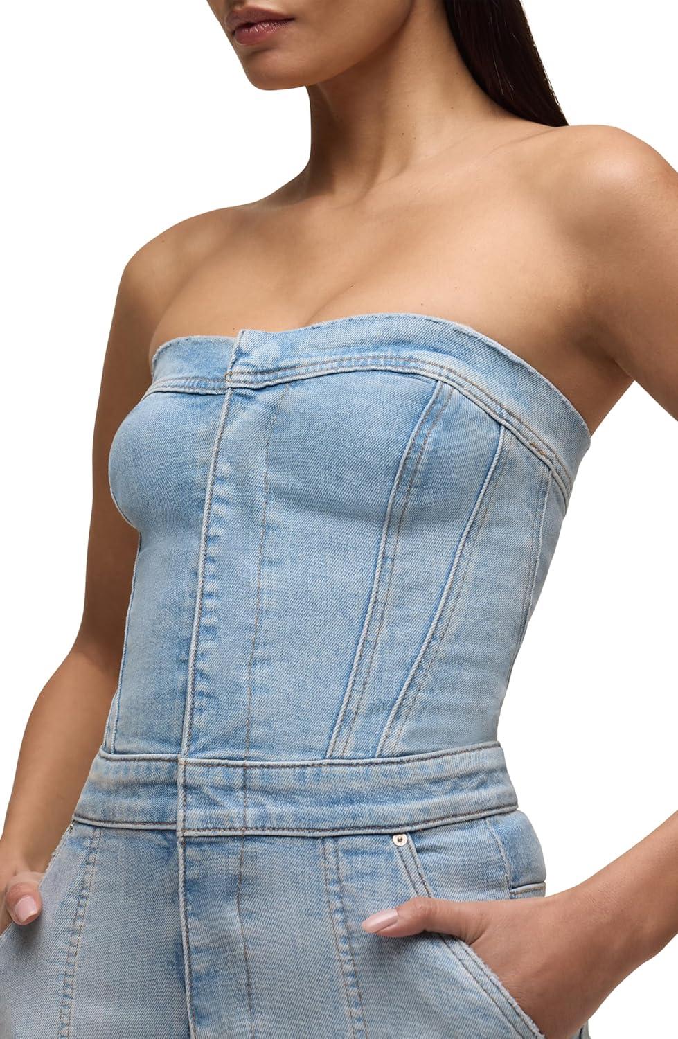 imageHUDSON womens Bustier Cargo JumpsuitTough