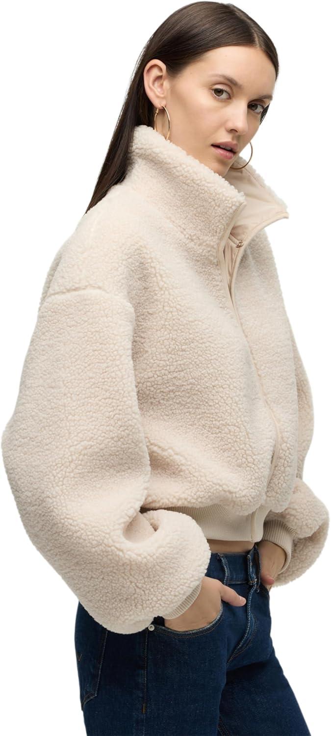 imageHUDSON womens Hook ampamp Eye JacketCreme