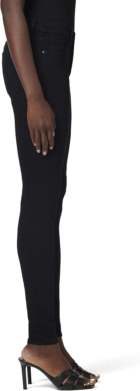 imageHudson Jeans Womens Krista Ankle Skinny Jean with Raw HemBlack