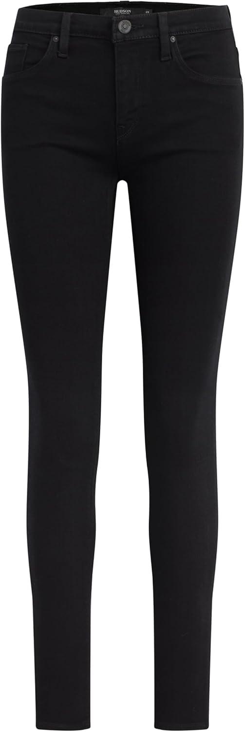 imageHudson Jeans Womens Krista Ankle Skinny Jean with Raw HemBlack Wash