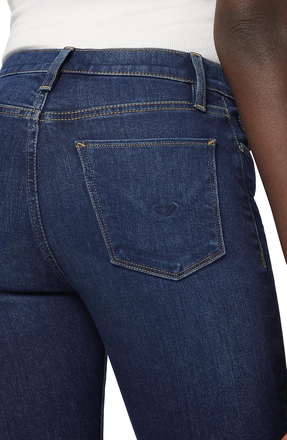 imageHudson Jeans Womens Krista Ankle Skinny Jean with Raw HemObscurity