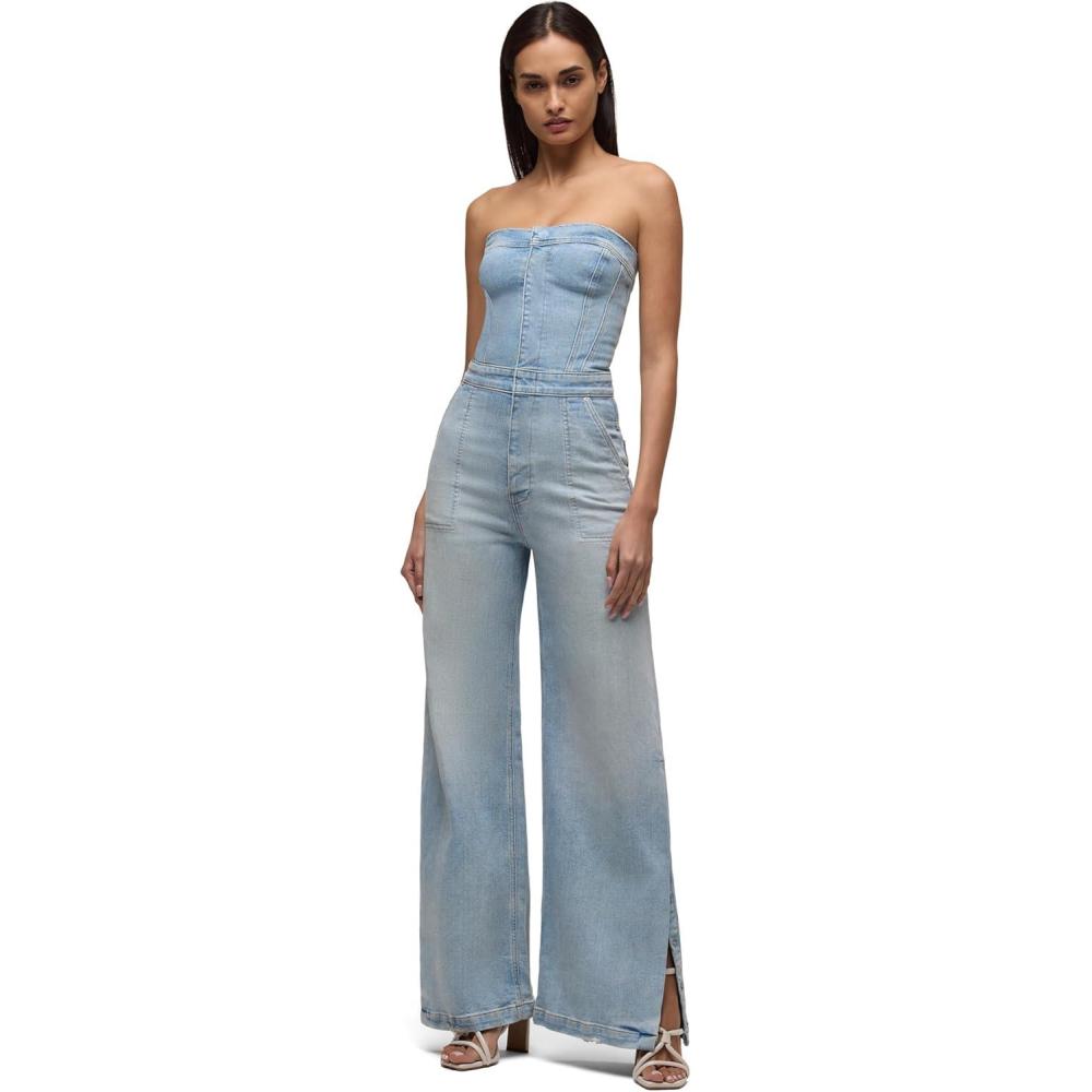 imageHUDSON womens Bustier Cargo JumpsuitTough