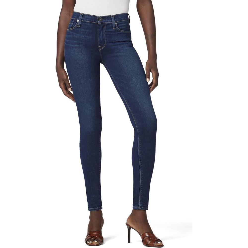imageHudson Jeans Womens Krista Ankle Skinny Jean with Raw HemObscurity