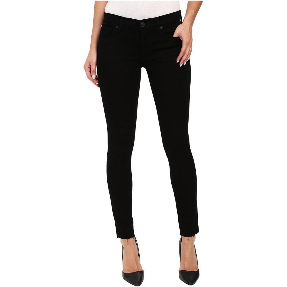imageHudson Jeans Womens Krista Ankle Skinny Jean with Raw HemRaven