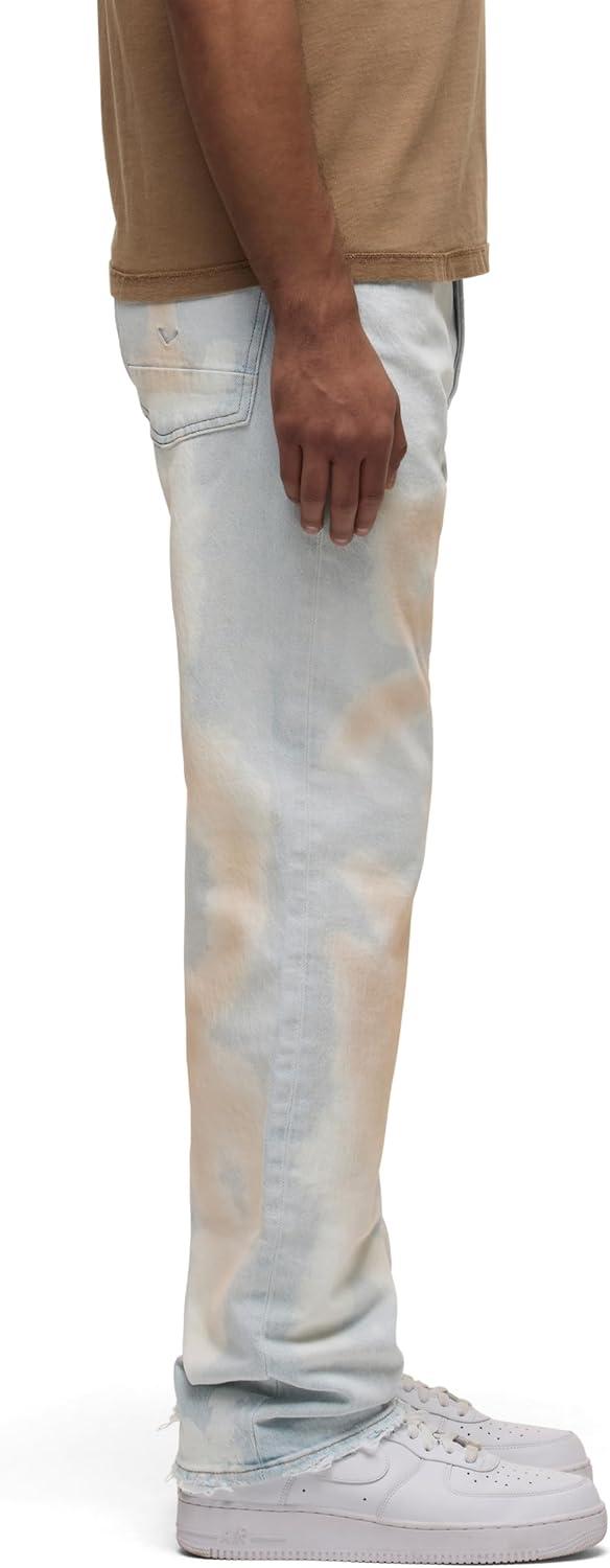 imageHUDSON Mens Wes Straight Leg JeanBleached Cloud
