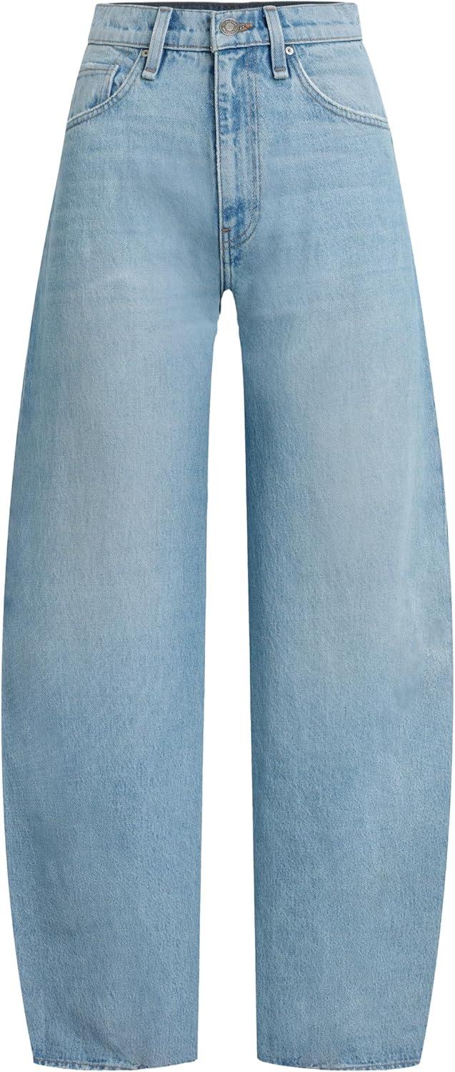 imageHUDSON Womens Bailey Relaxed Barrel JeanFighter